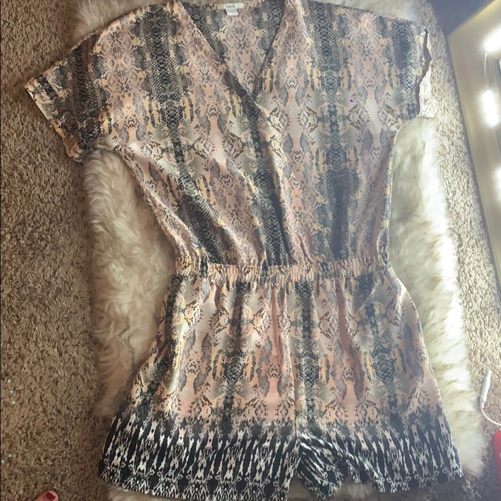 Snakeskin Romper